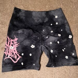 Darc sport wolves forever cherry blossom scrunch shorts size S